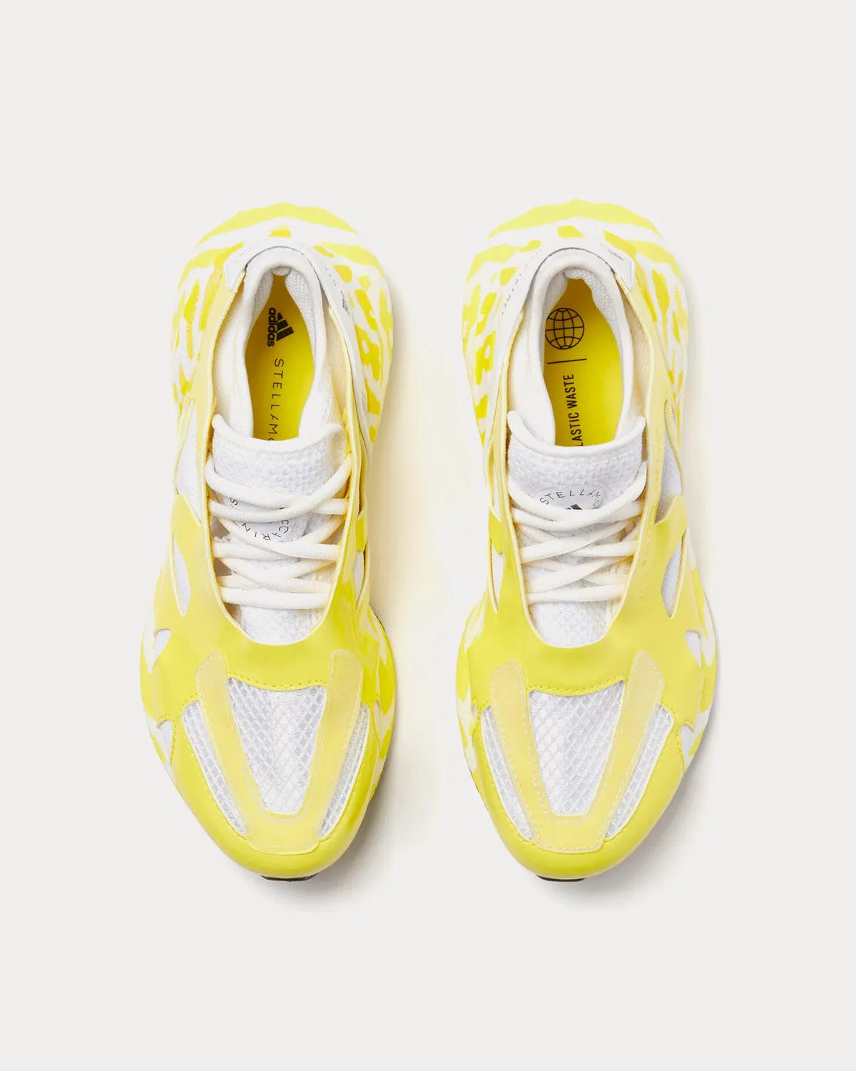 UltraBoost 22 Graphic Shock Yellow / White Running Shoes