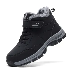 Unisex Leather Warm Hiking Shoes