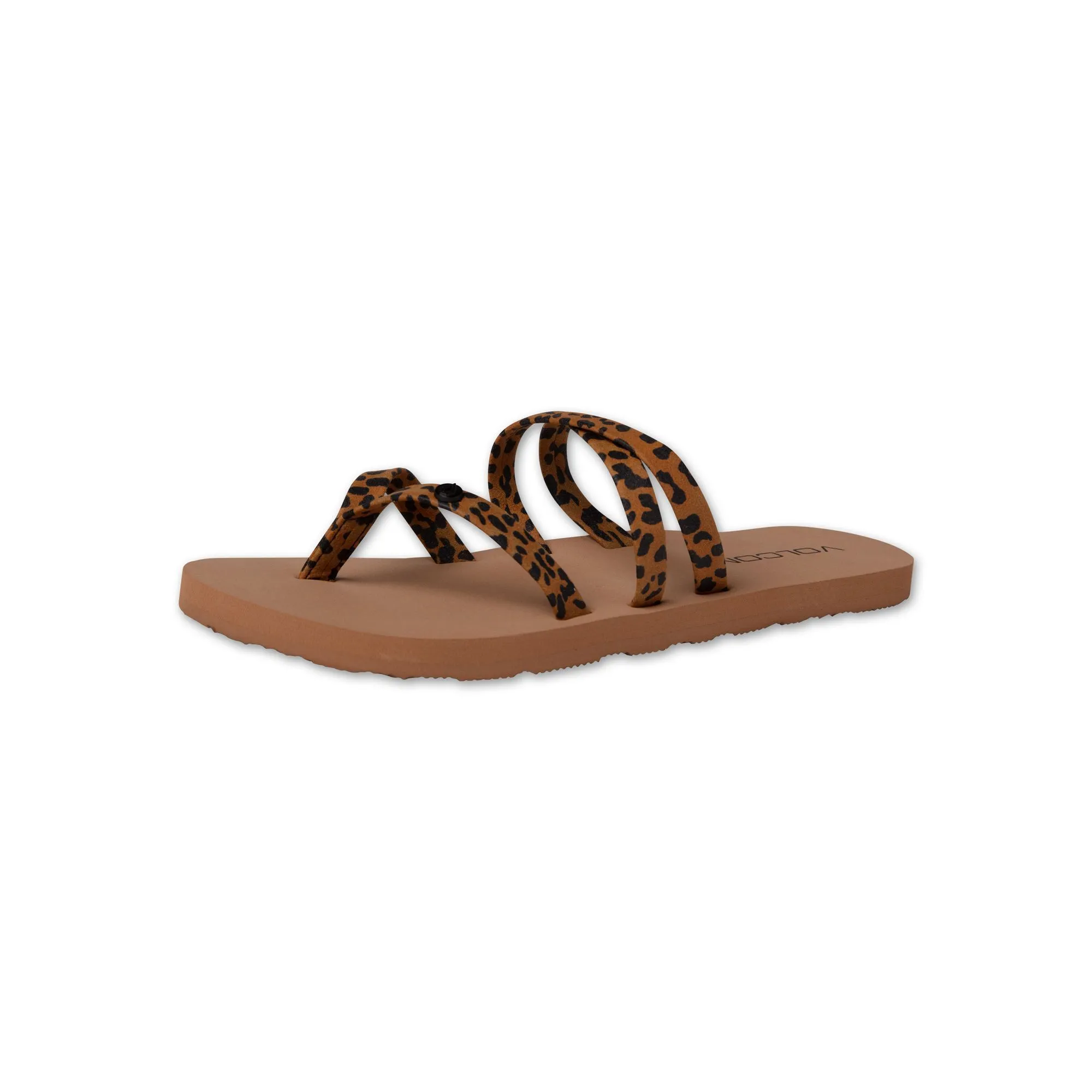 VOLCOM Easy Breezy Sandals Girls Cheetah