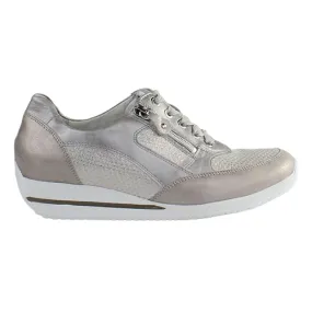 Waldlaufer  Wide Fit Trainers - 980008 - Taupe