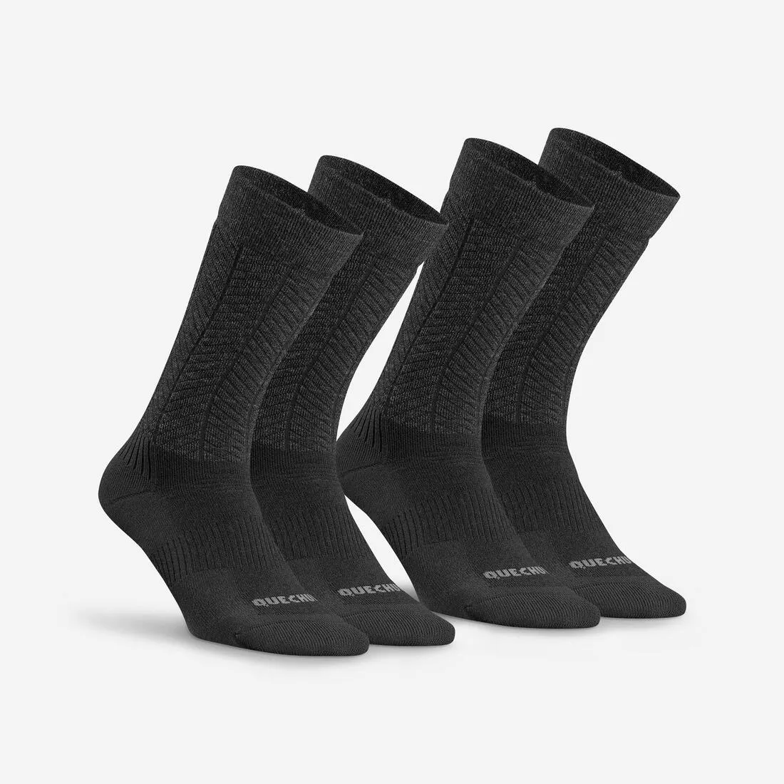 Warm  Hiking Socks - SH500 ULTRA-WARM MID - 2 Pairs