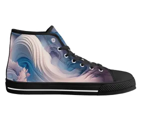 Wave Abstract High Tops