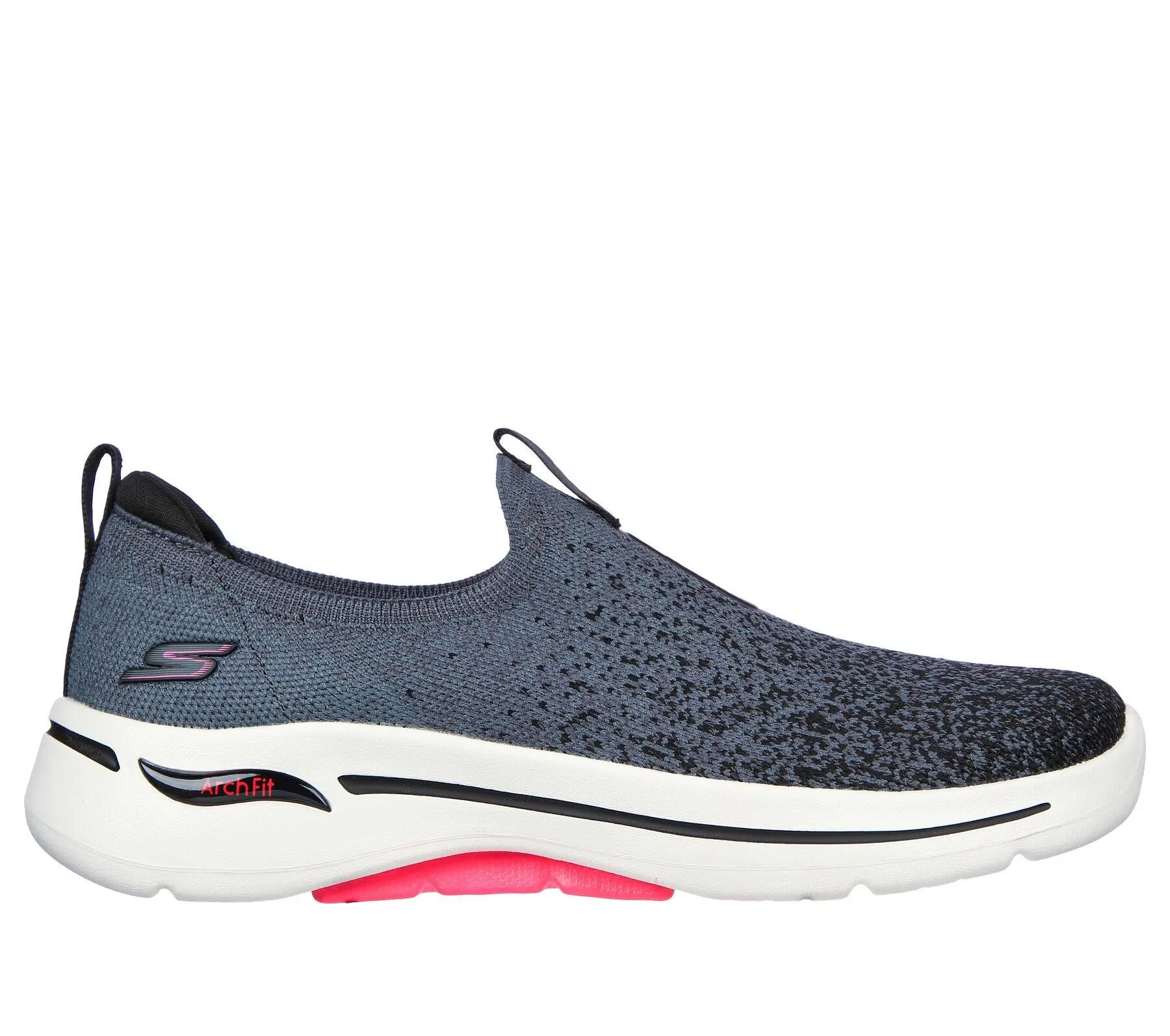 Womens Wide Fit Skechers 124873 Relaxed Fit Shoes