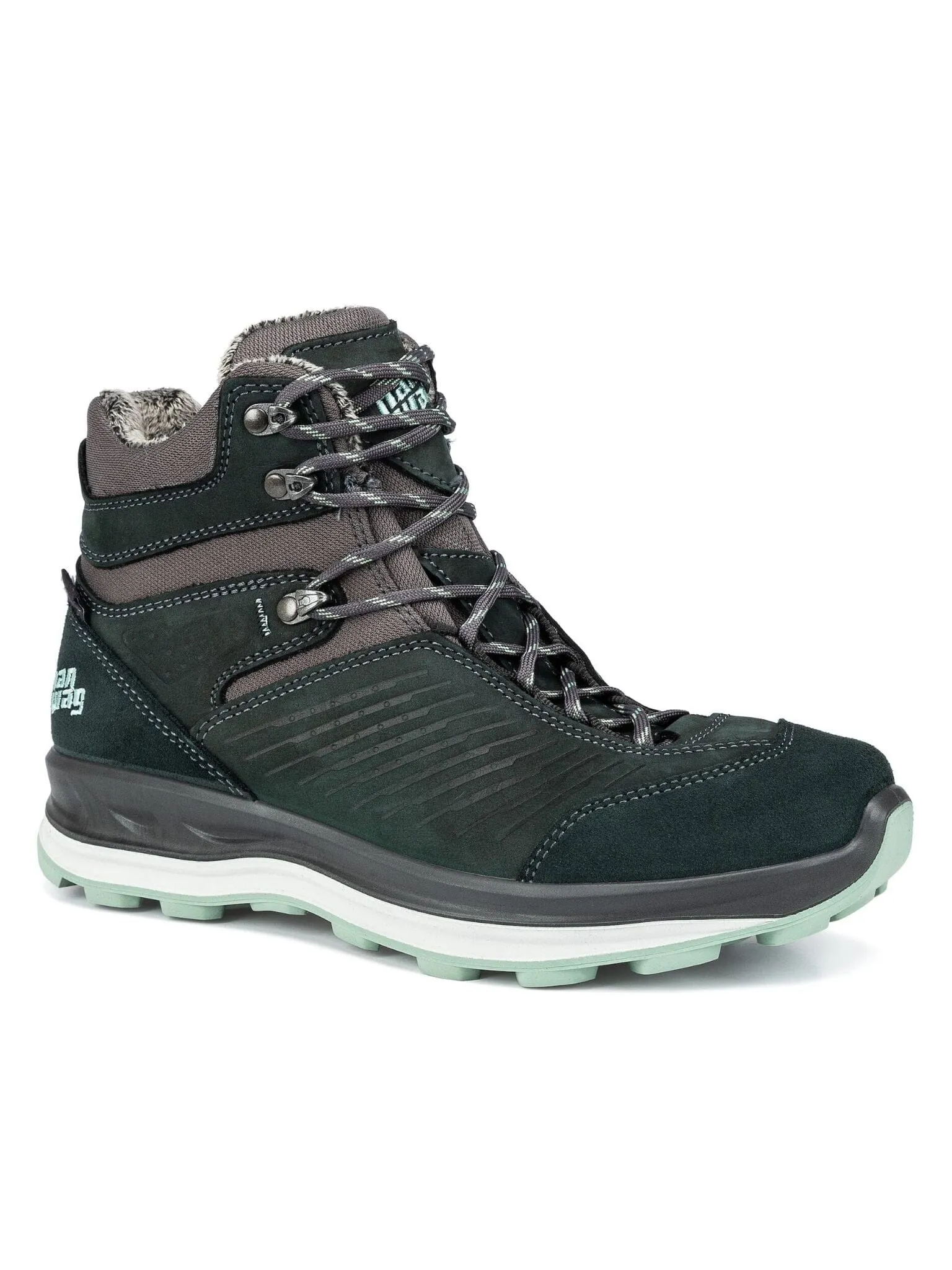 W's Bluestrait Mid ES Winter Shoes - OEKO-TEX Certified Leather