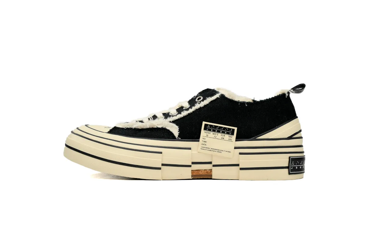 xVESSEL Crooked Black Shoe