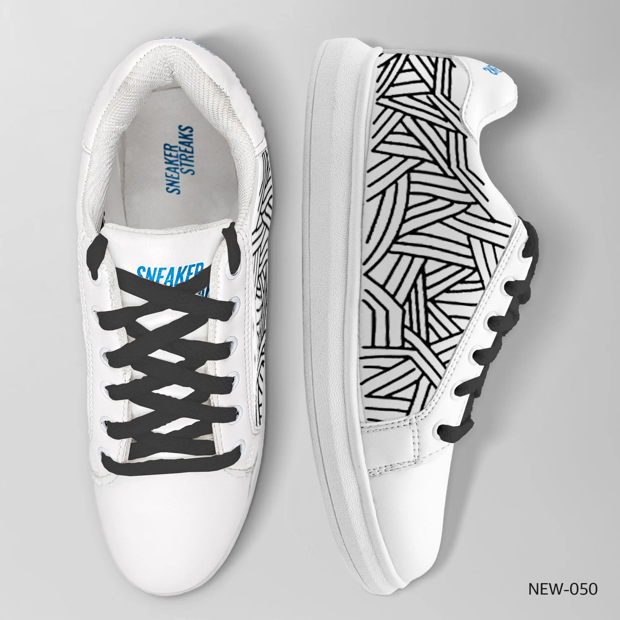 Zebra Stride (Black and white lines)